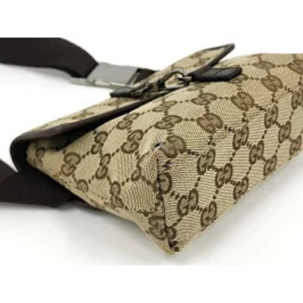 GUCCI waist bag GG canvas leather - Picture 4 of 9